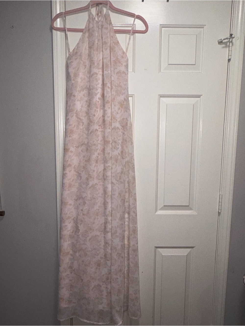 Nouvelle Amsale Halter Bridesmaid Maxi